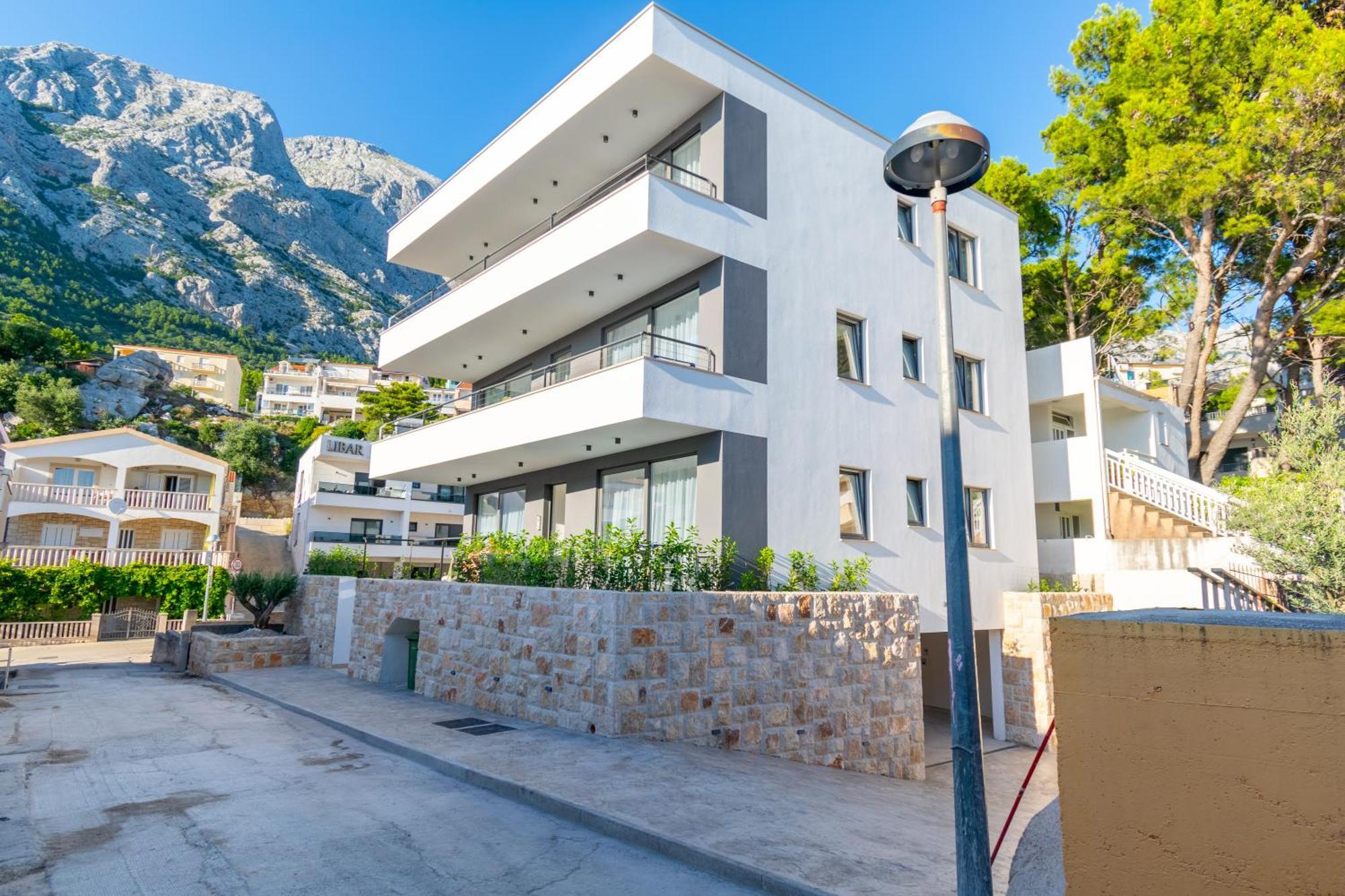 Apartmani Pino 1 Baška Voda Eksteriør bilde